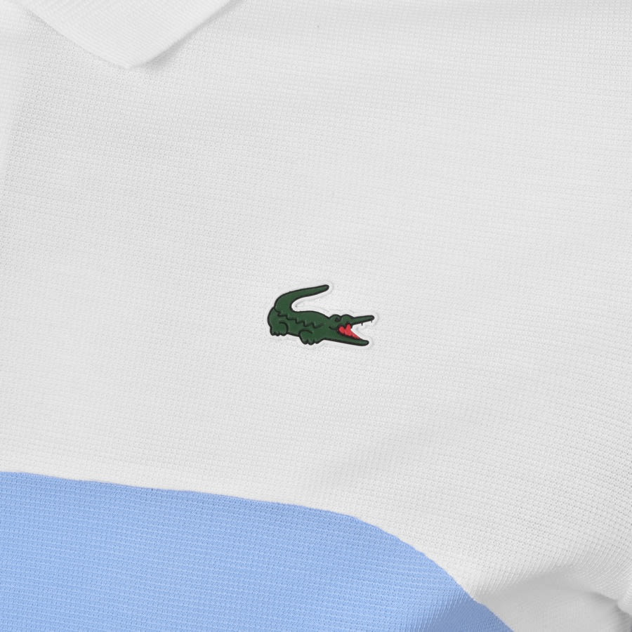 Alternative Image for ProductLacoste Sport Colour Block Polo T Shirt White3